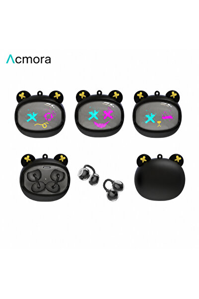 Acmora Ασύρματα ακουστικά Bluetooth με περιστρεφόμενο σχεδιασμό και εναλλάξιμ...