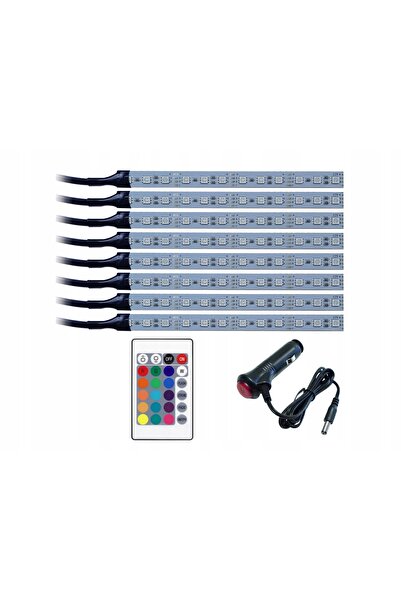 Aqualed ILUMINATIE INTERIOARĂ CABINĂ AUTO BANDĂ LED RGB 8x12