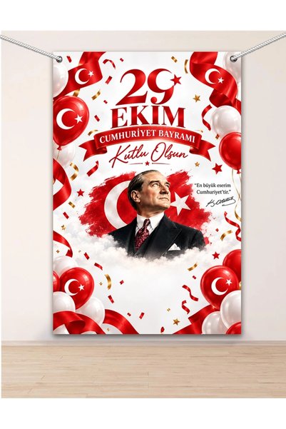 heptex 29 Ekim Cumhuriyet Bayramı Hatıra Fotoğraf Panosu 100x150