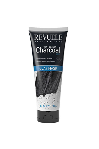 Revuele Μάσκα Αργίλου με Ανθρακα Μπαμπού 80ml