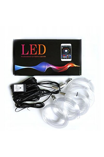BDS 5M 6M Sârmă EL Bandă luminoasă LED Iluminat cabină Culori RGB Control pri...