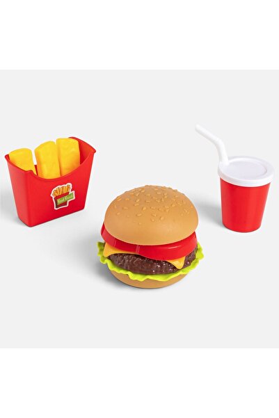 OEM Set de Joaca Realist Burger Cartofi Prajiti si Bautura Racoritoare