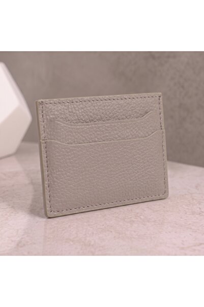 NahitaTyana Genuine Leather Unisex Card Holder 100% Real Leather Mink Color