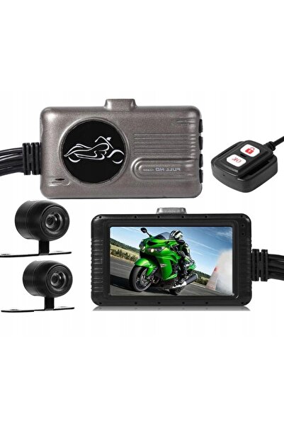 NO BRAND CAMERĂ VIDEO 3″ PENTRU MOTOCICLETĂ, CAMERĂ VIDEO FULL HD PENTRU MOTO...