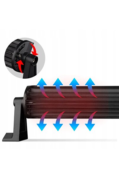 BDS 12V 24V 270W 90x LED CURBAT ARCUIT 53cm LAMPĂ DE LUCRU HALOGEN CU RAZĂ LA...