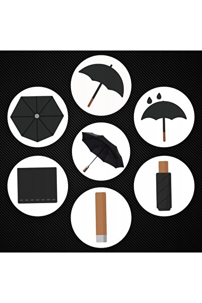 NO BRAND Umbrelă automată mare pliabilă impermeabilă XXL 105CM
