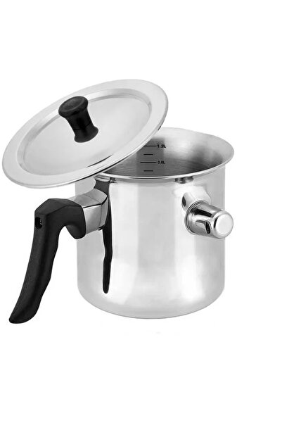 Kinghoff Oală pentru gătit lapte CU FLĂCĂRĂ DE SEMNALIZARE 1,5L