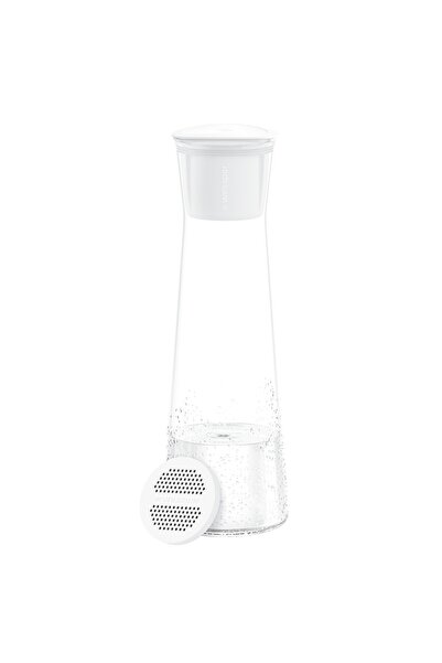 Wessper Carafa filtrantă din sticlă K1 BOROSCILICATĂ 1L + 10 filtre de apă