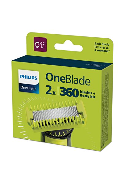 Philips Lamă de înlocuire OneBlade 360 QP624/50 2 bucăți accesorii pentru corp