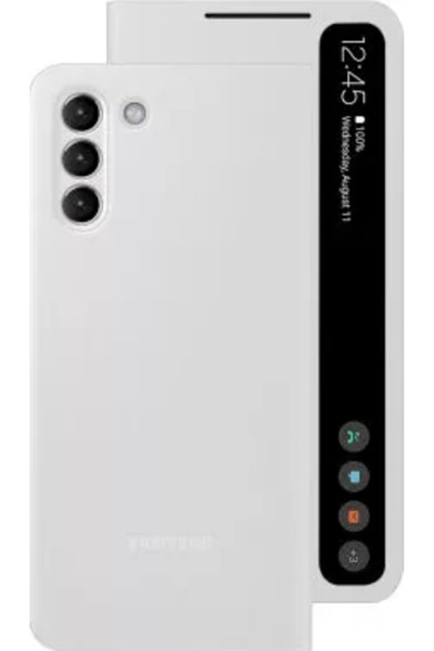Samsung Husa Galaxy S22 Plus Smart Clear View Alb