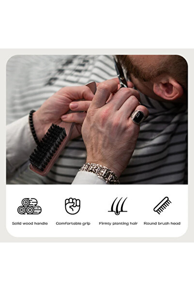 AZENA Wooden Beard Grooming Brush