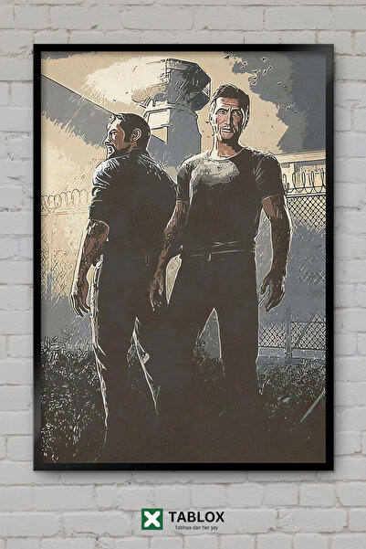 TABLOX A Way Out Escape Path Action Adventure Game Αφίσα Παιχνιδιού με Πλαίσι...