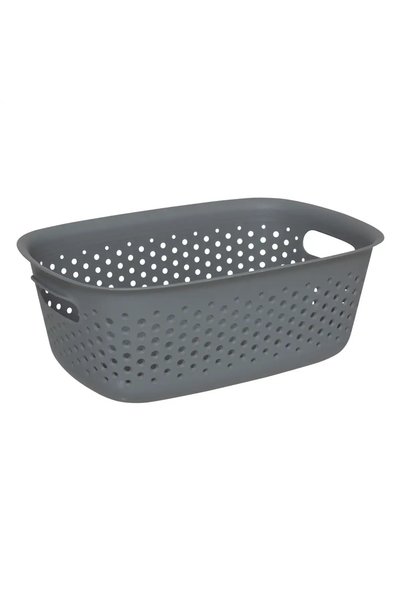5FIVE Laundry Basket (Grey, 3.5 L)