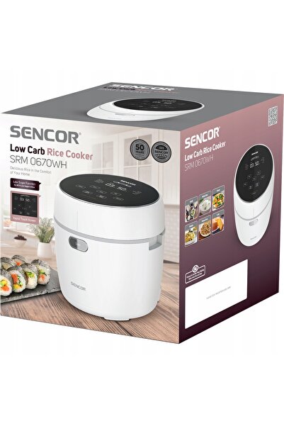 Sencor Aparat de gătit orez, risotto, aburitor, Low Carb, 0.6L