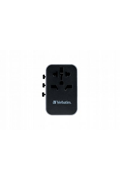 Verbatim Adaptor de călătorie UTA-04 3 x USB 2 x USB-C (Global)