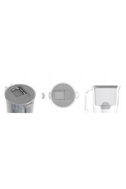 Wessper D1 SOLID 2,8l cană filtrantă gri + 3 cartușe filtrante