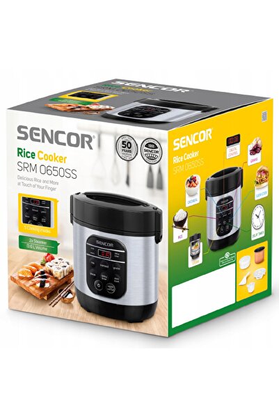Sencor Aparat de gătit orez cu aburi SRM 0650SS 0,6l 350W jams