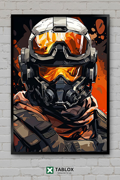 TABLOX Poster de acțiune Titanfall Video Game Robot Mecha, tablou decorativ î...