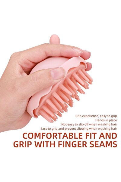 AZENA Silicone Scalp Massager Brush for Hair Growth & Massage