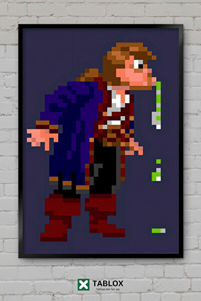 TABLOX Obrtniška igra Monkey Island Guybrush Threepwood, šala, okvir igre, de...