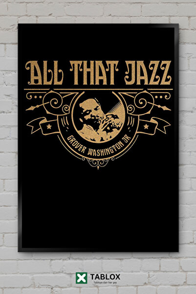 TABLOX Αφίσα του μουσικού τζαζ σαξοφώνου Grover Washington Jr, διακοσμητικός ...