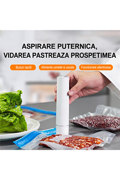 Generic Brand Aparat de vidat portabil, QH-H20, baterie 1200 mAh, oprire auto...