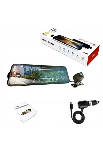 Xblitz Oglindă retrovizoare cu înregistrare video Prime și cameră spate 4K 21...