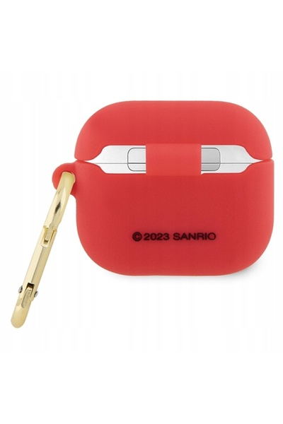 NO BRAND Husă pentru Airpods 3, Hello Kitty, din silicon, cu cap de pisică 3D