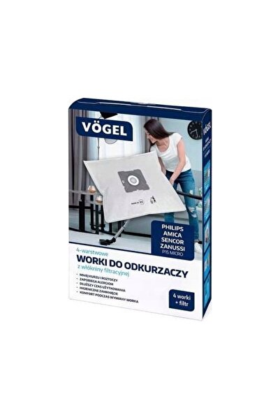 Vogel Sac de praf pentru aspirator P15 Micro FC8334 4 bucăți