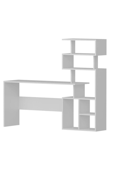 OEM Γραφείο Hanah Home με ντουλάπι, μελαμινική μοριοσανίδα, γραφείο 130x40x70...