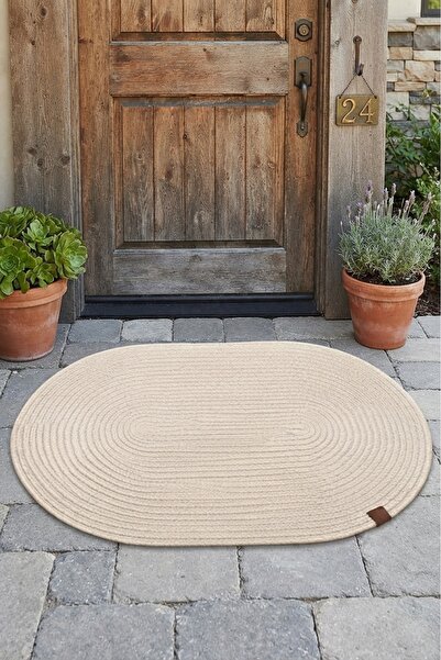 SİMEREV HALI HOME CONSEPT سجادة أمام الباب مقاس 40x60 على الطراز البوهيمي قاب...