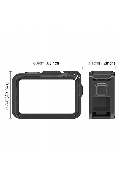 PULUZ Cadru de montare PU1088B pentru DJI Osmo Action 6