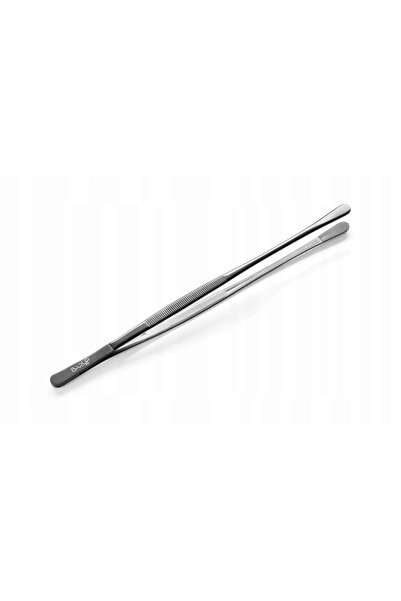 HENDI Pensetă de bucătărie cu vârf rotunjit, acoperită, de 305mm - Negru