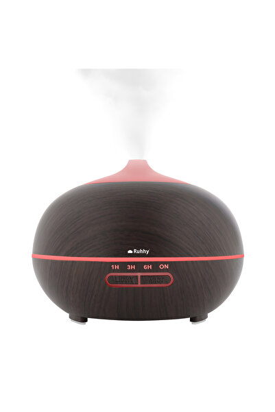 Ruhhy Umidificator de aer, difuzor ultrasonic pentru aromaterapie, cu LED și ...