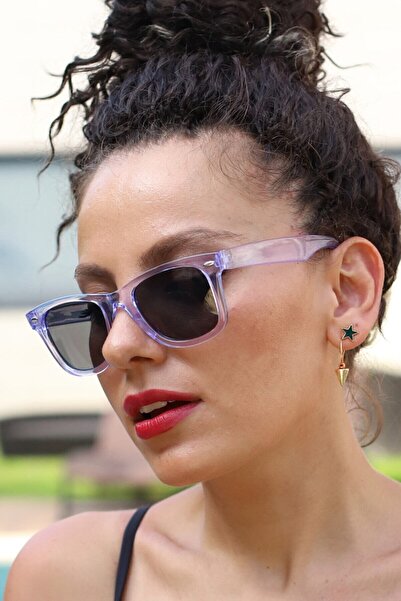 KAYOUBI Transparent Light Purple Unisex Sunglasses