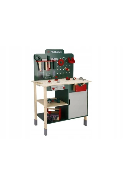 lupilu Atelier de lemn pentru copii PARKSIDE, kit de unelte DIY