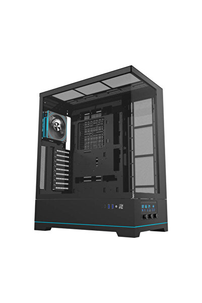 darkFlash DY451L PRO ATX Midi Tower Carcasă PC Gaming cu Panou de Sticlă ARGB