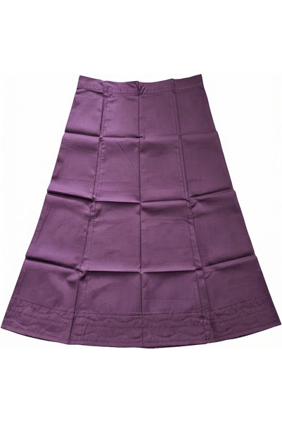 ViViRaSmi Premium 100% Pure Cotton Saree Petticoat/Underskirt– Standard Fit w...