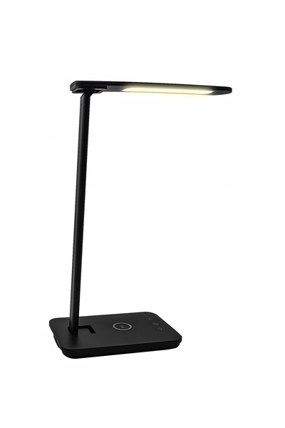 NO BRAND Lampă de birou LED DENVER cu încărcare USB și încărcare QI pentru bi...