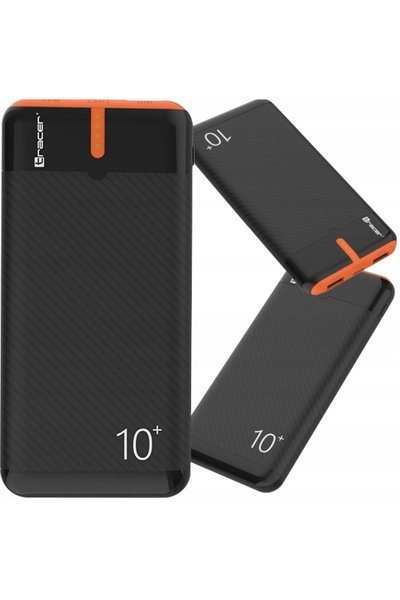 Tracer Baterie externă portabilă EnerGo 10000 mAh negru 2A USB C