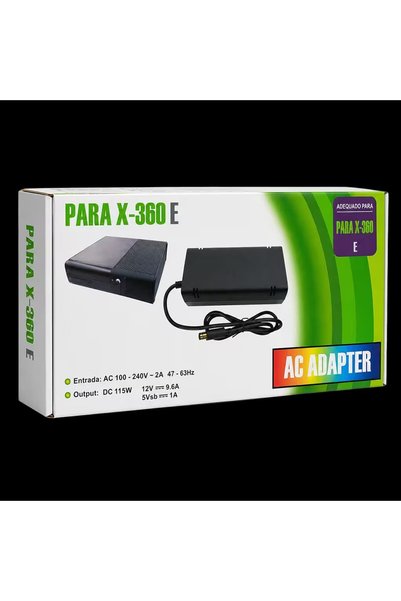 Doreka Xbox 360 E Uyumlu Power Supply Güç Adaptörü 115W - Türkiye Uyumlu