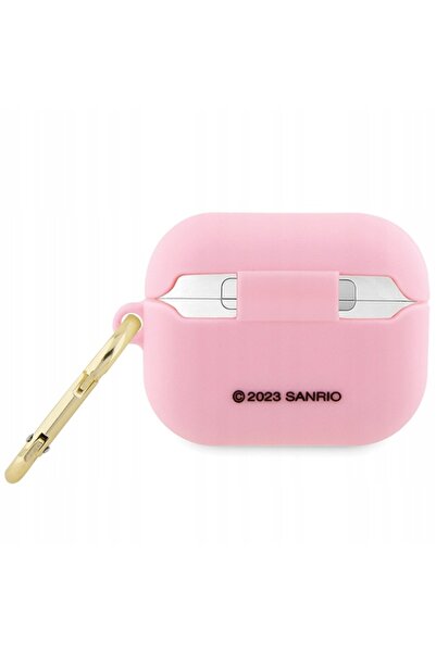 NO BRAND Hello Kitty HKAP3DKHSP Husă pentru Airpods Pro roz din silicon cu ca...