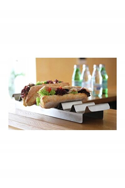 HENDI SUPT DE PREZENTARE DIN OȚEL INOXIDABIL PENTRU CANAPELE ȘI HOT DOGURI - ...