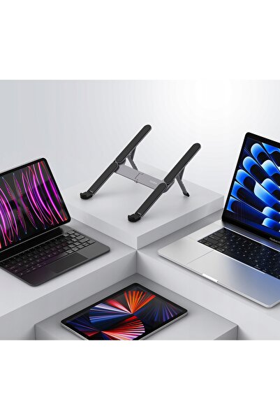 NO BRAND SODI 314 Suport pliabil compact pentru laptop Mini Gri