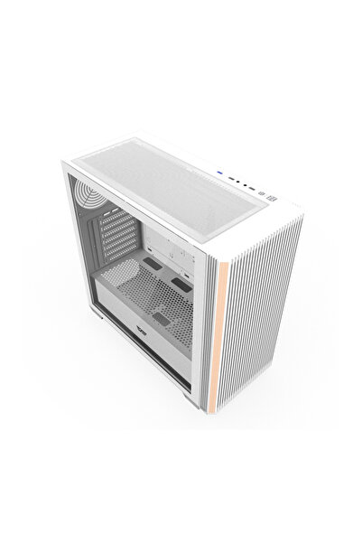 darkFlash DS900WS Midi tower ATX Carcasă PC gaming albă cu panou de sticlă