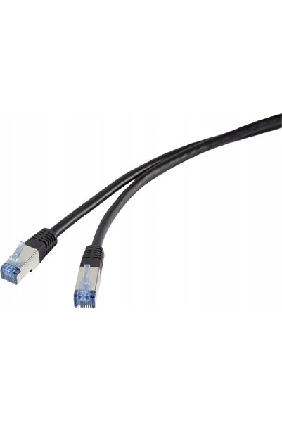 LogiLink Cordon de patch CQ7103S Cat.6A S/FTP PVC+PE 15m negru