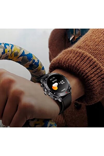 Artnico Ceas inteligent bărbătesc, rezistent la apă, apeluri, meniu, sport, GPS.