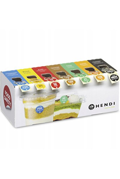 HENDI Set de etichete de siguranță alimentară de unică folosință pentru fieca...