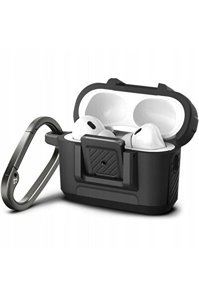 Spigen Husă pentru AirPods Pro 2, cu blocare, tip carcasă