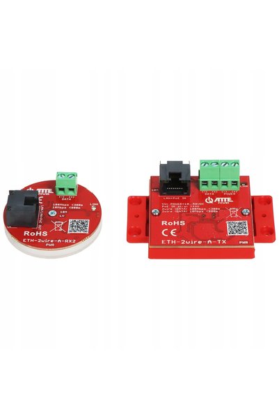 ATTE SET CONVERTOR UTP / 2 FIRE PENTRU TRANSMISIE LAN+POE ETH-2WIRE-A-SET2